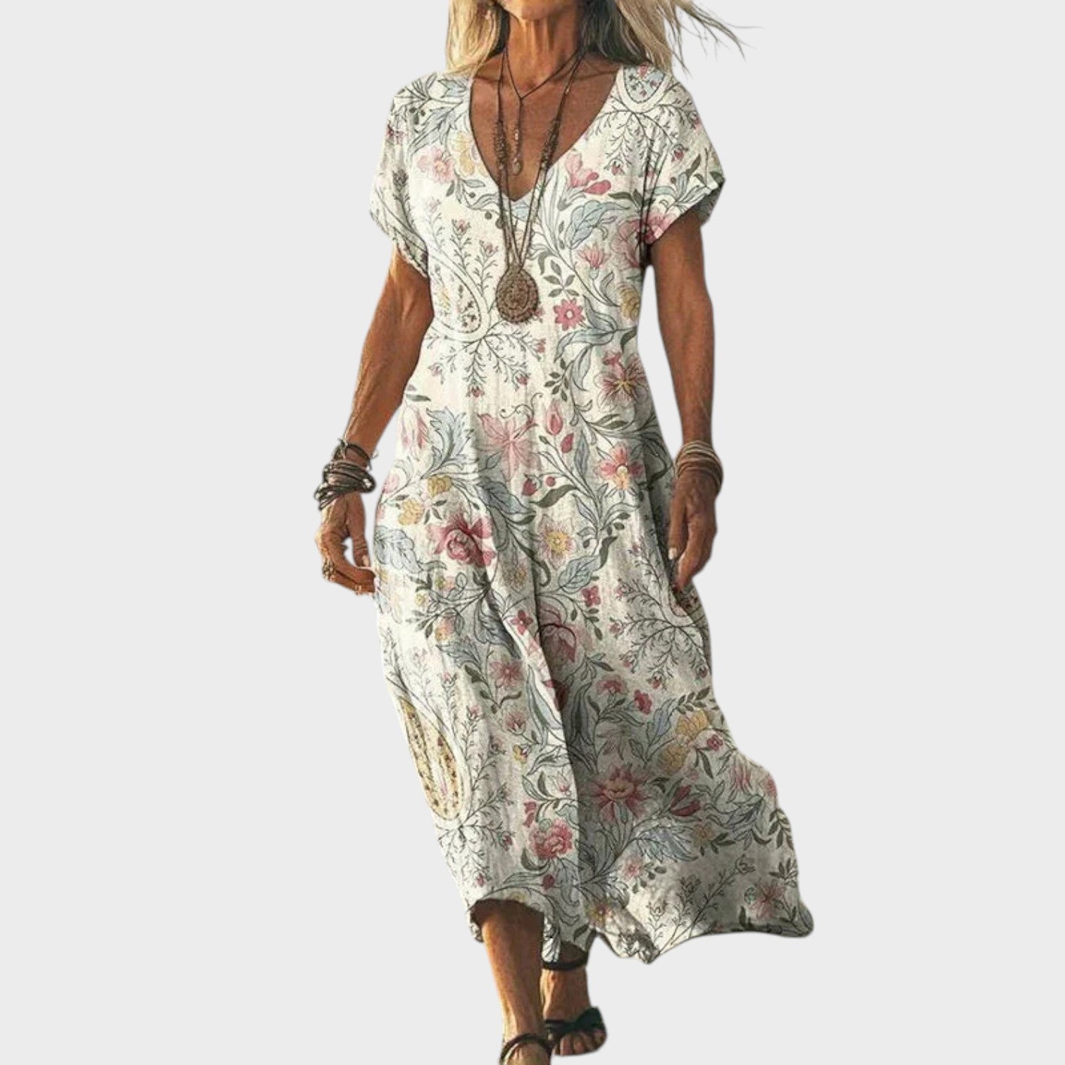 Vestito Bohemien in Degradé per Donna