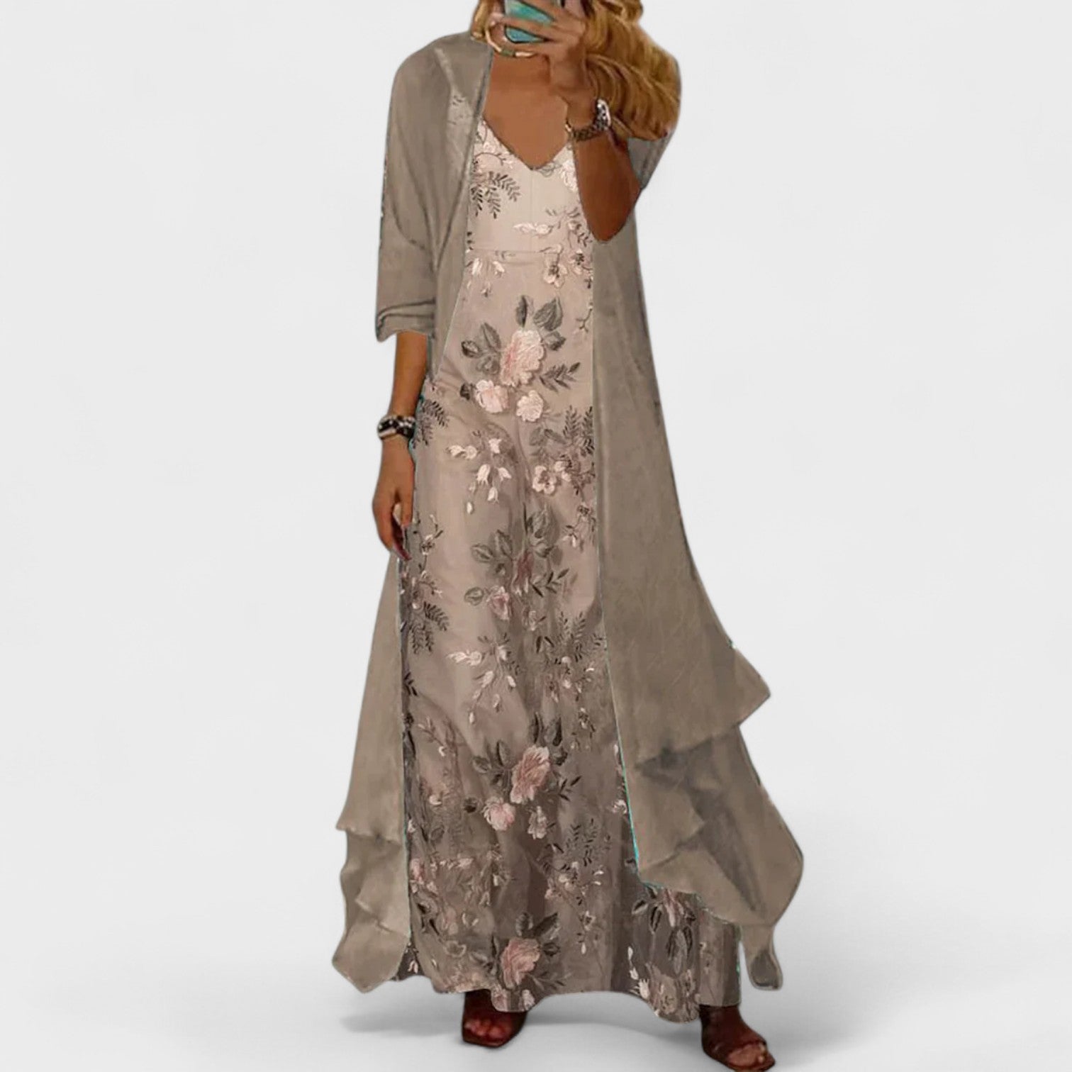 Set Elegante con Motivo Floreale