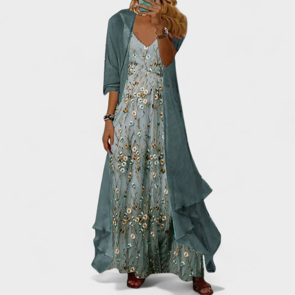 Set Elegante con Motivo Floreale