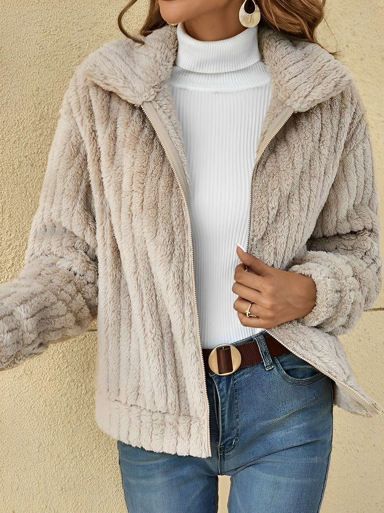 Nene | Giacca Teddy Elegante per Giorni Caldi