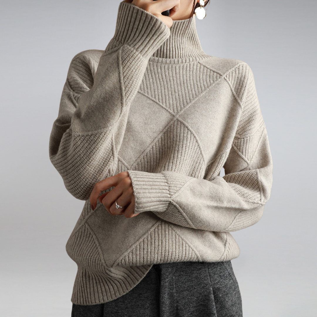 Anita | Maglione Dolcevita Donna in Cashmere Invernale
