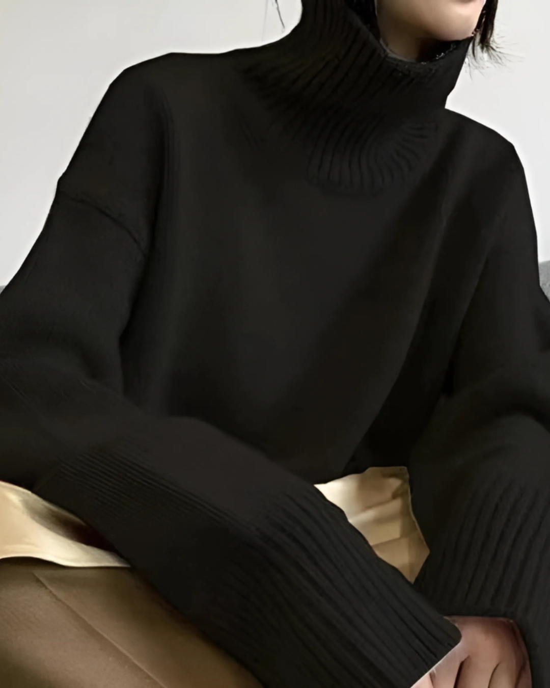 Eliana | Maglione Dolcevita in Cashmere per l'Inverno