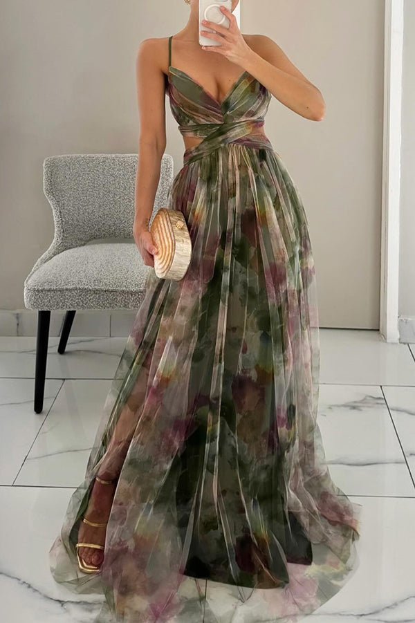 Elisa | Abito Maxi Floreale per Eleganza Senza Sforzo