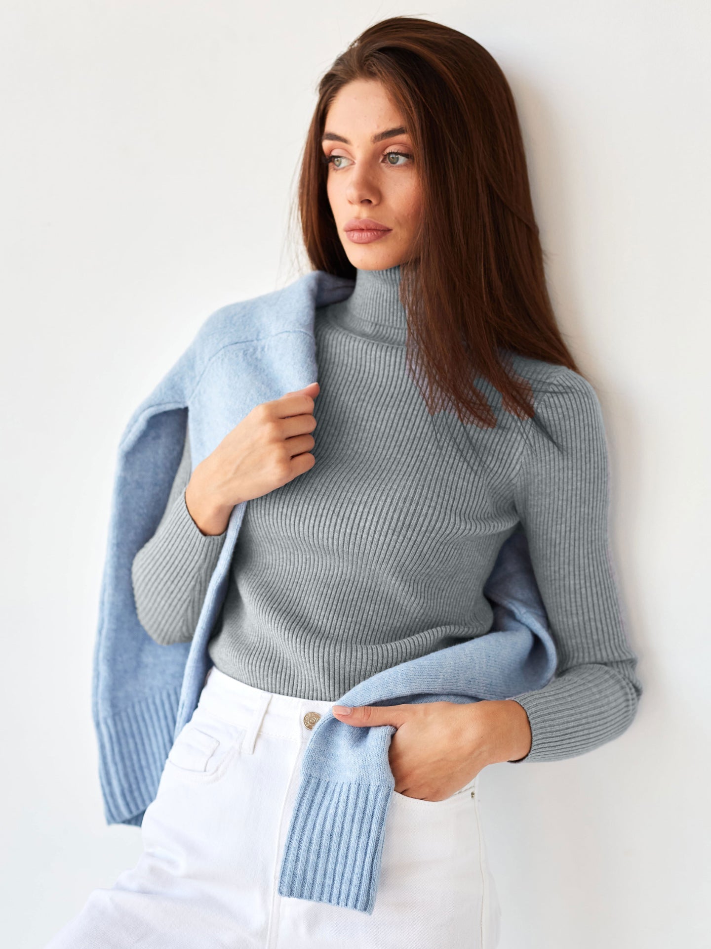 Maria | Maglione Dolcevita Classico Donna per l'Inverno