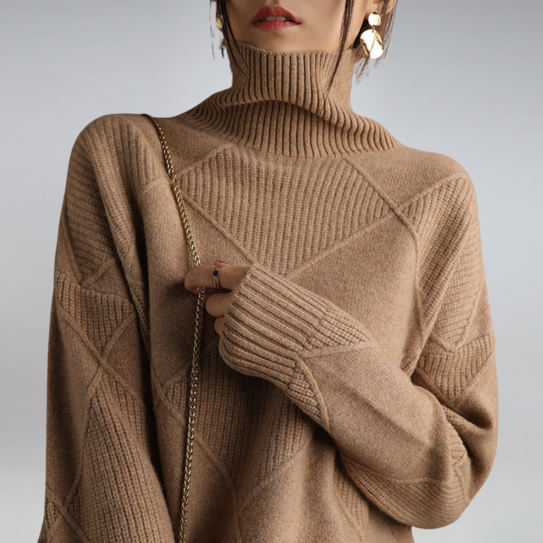 Anita | Maglione Dolcevita Donna in Cashmere Invernale