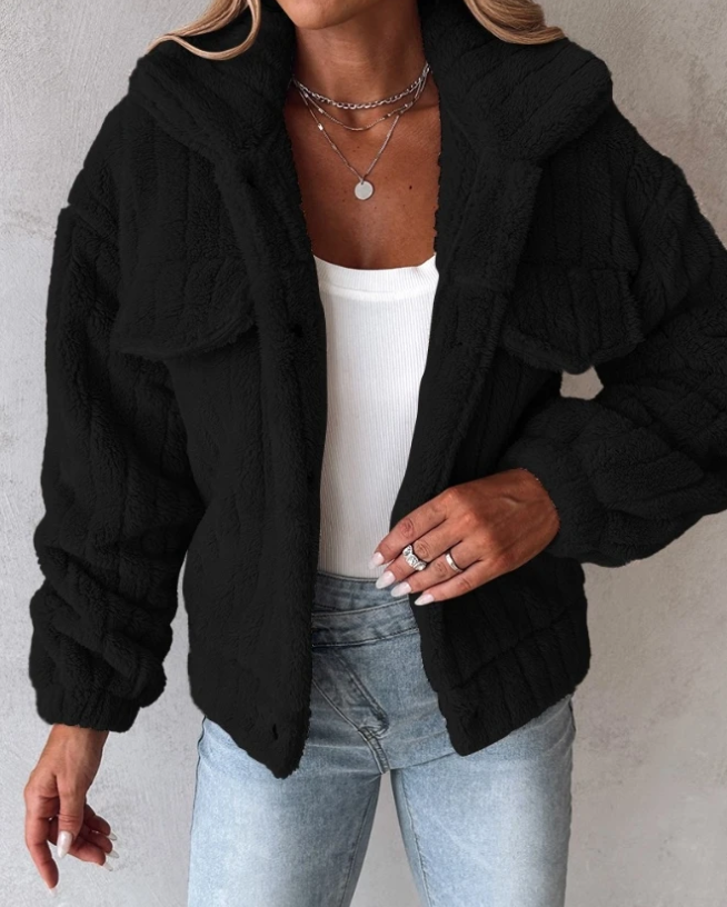Rosa | Cappotto Teddy Caldo e Confortevole per Donna