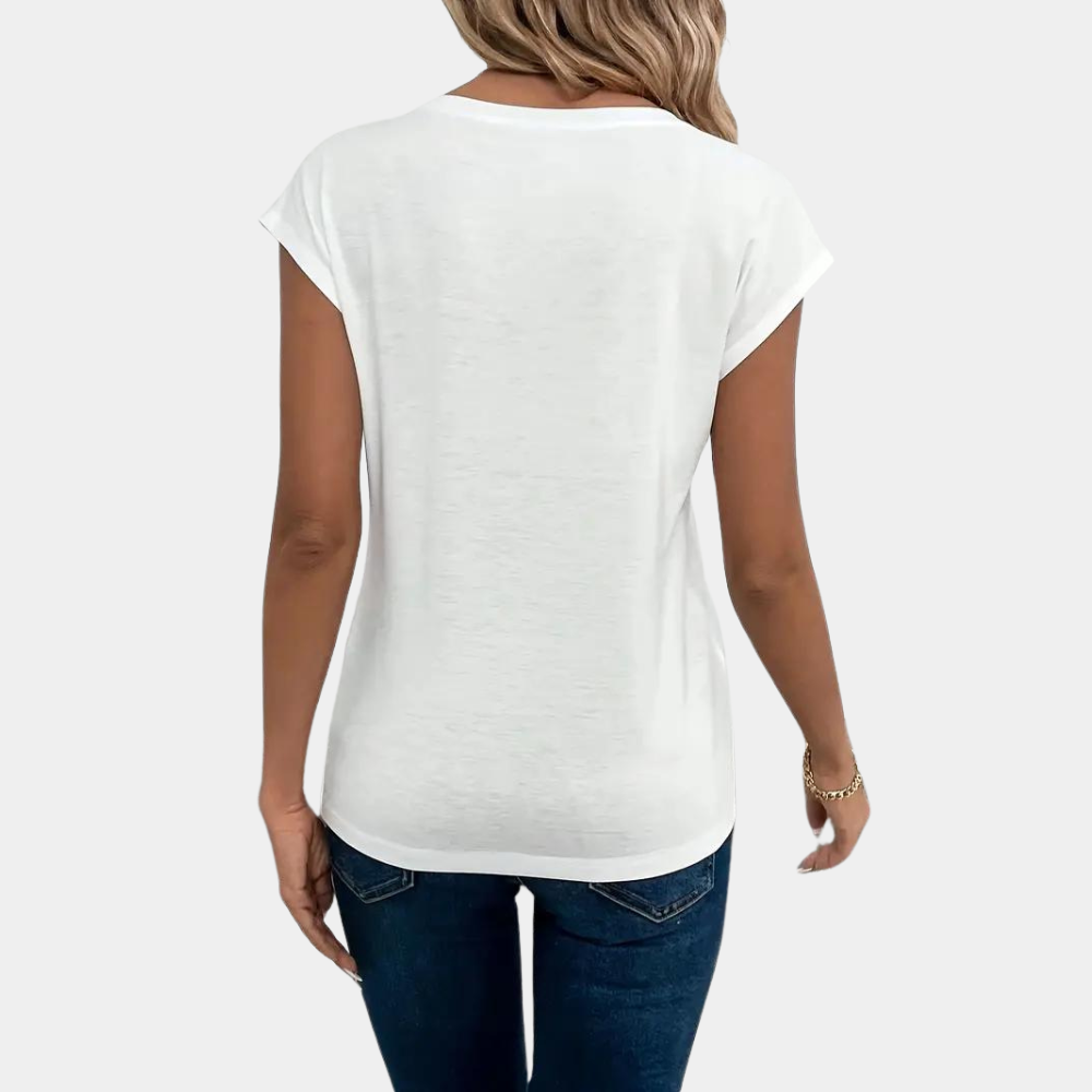 APRODITE | Elegante T-shirt Donna con Scollo a V
