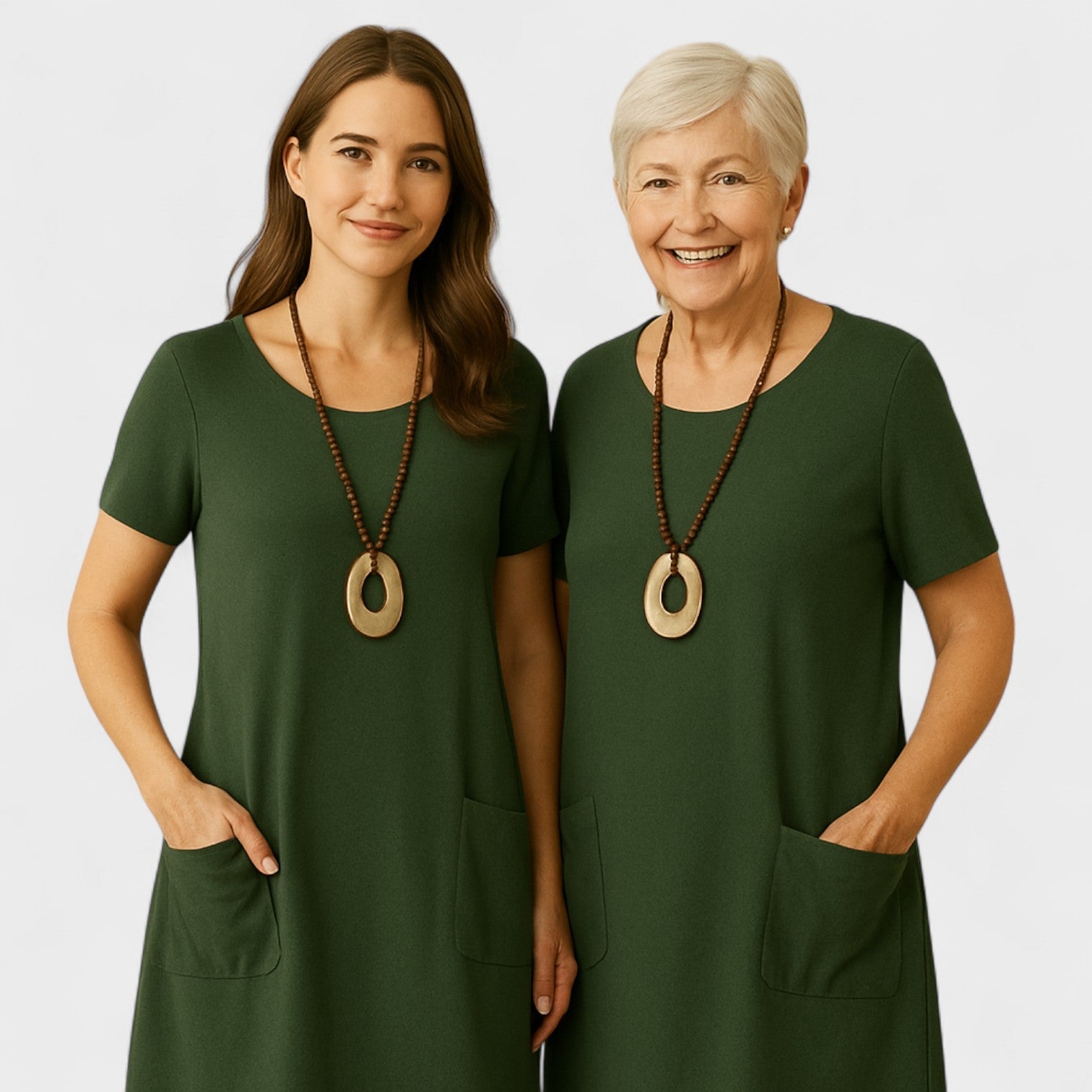 Vestito Quotidiano Elegante con Fascino