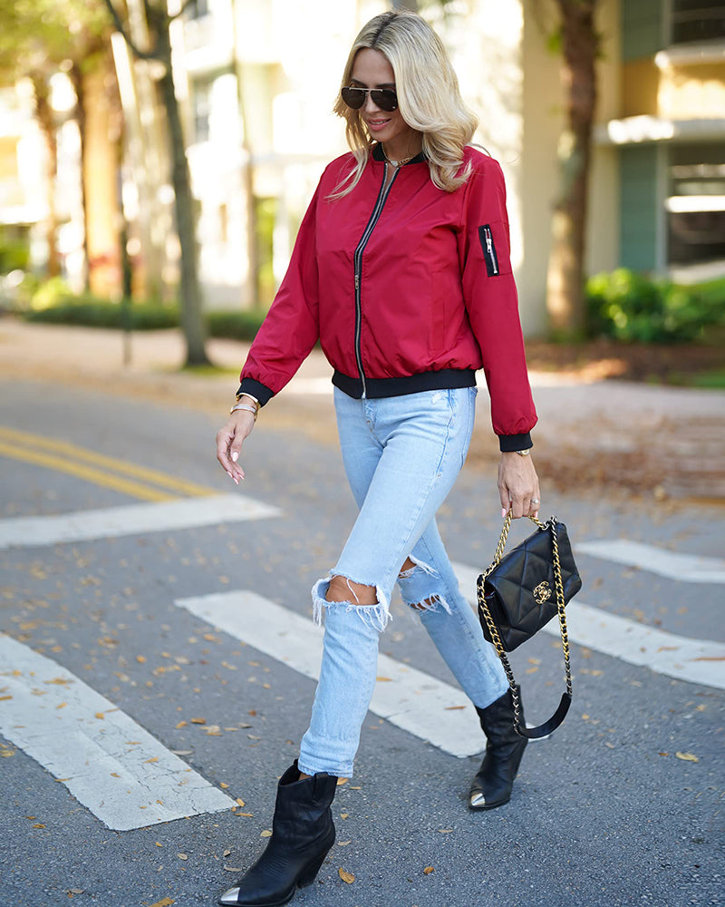 Zoe | Giacca Leggera Stile Bomber da Donna