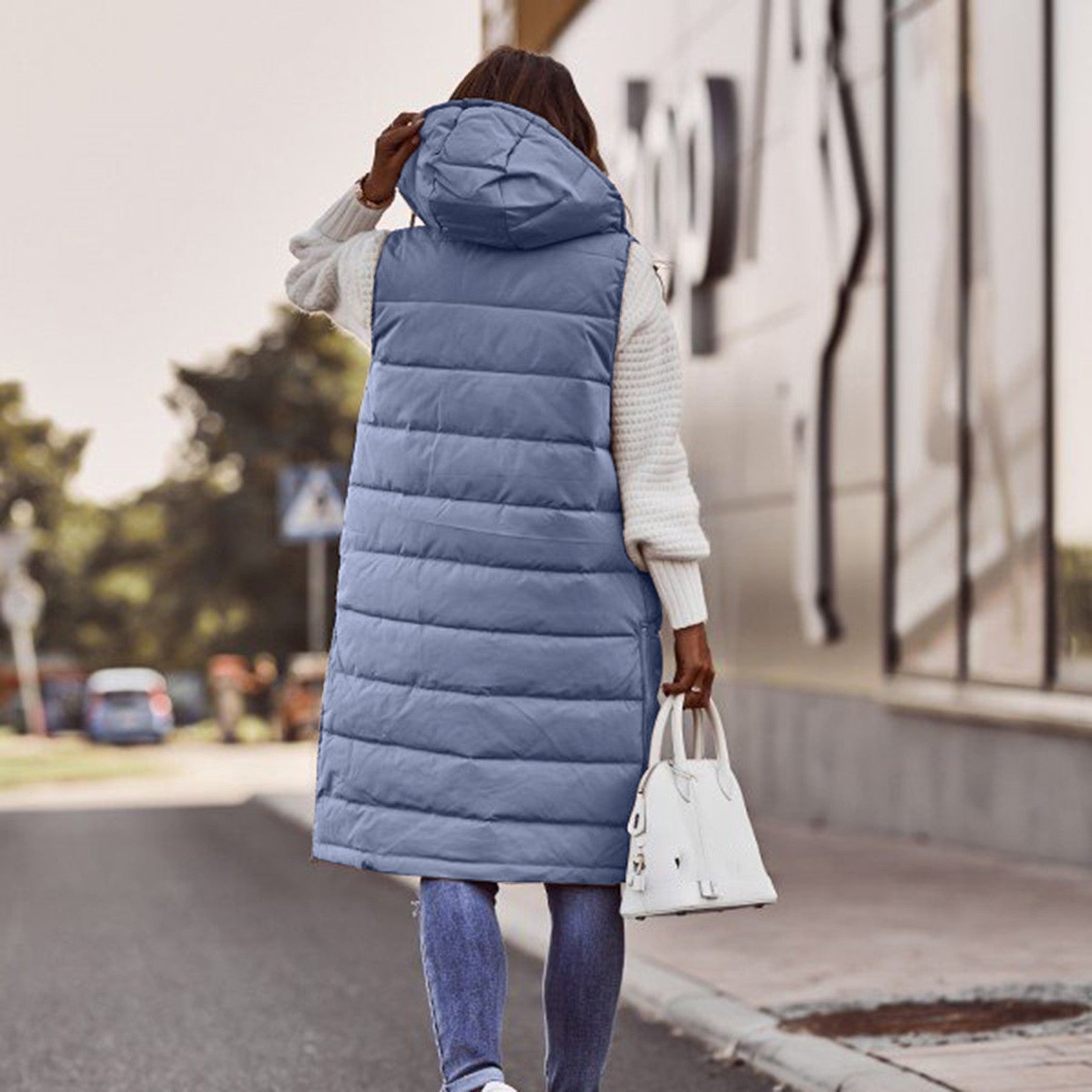 Vale | Gilet Invernale da Donna con Cappuccio