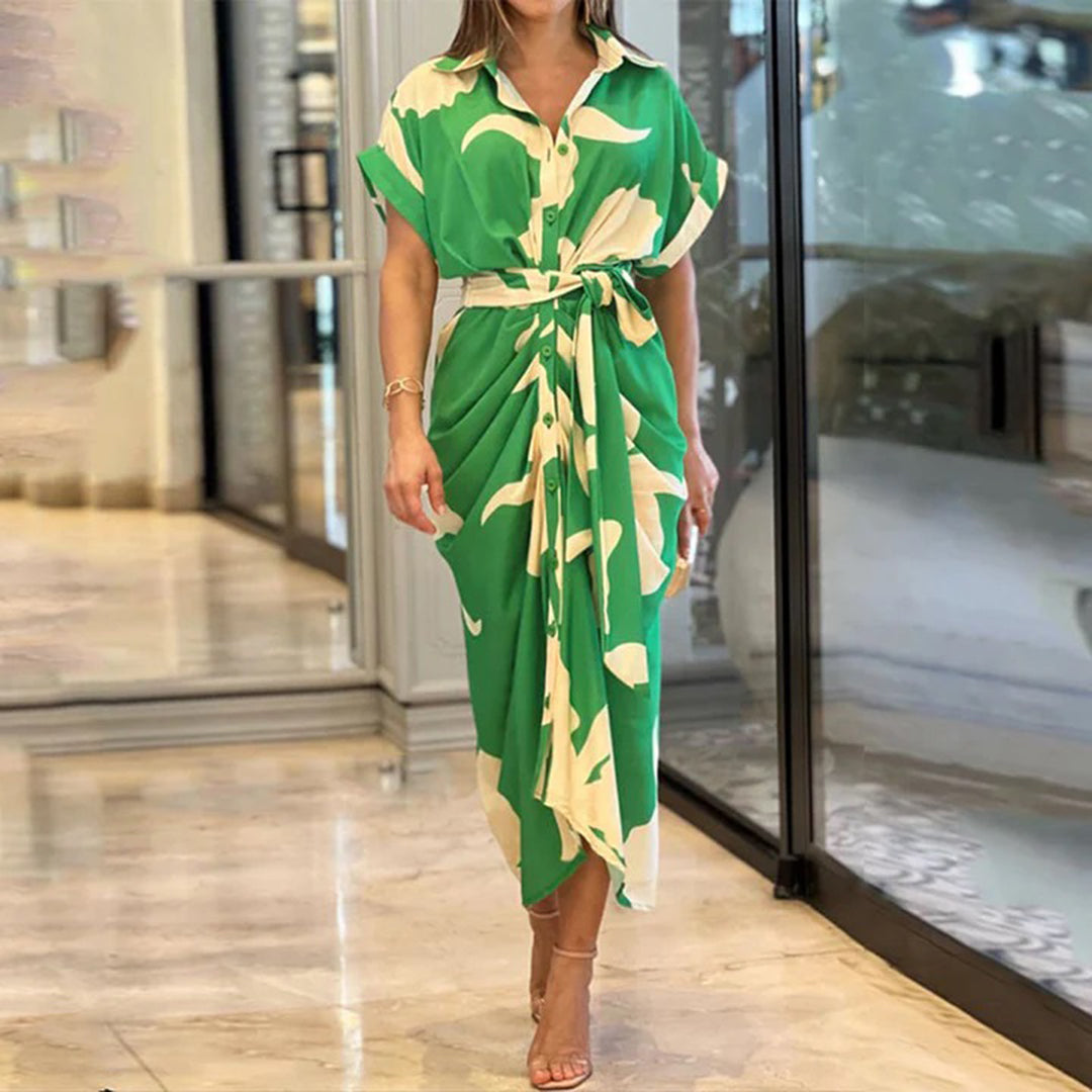 Freja | Abito Estivo Elegante con Stampa Floreale