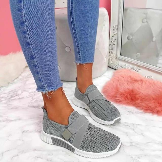 Hailey | Comode Sneakers Slip-On da Donna con Velcro
