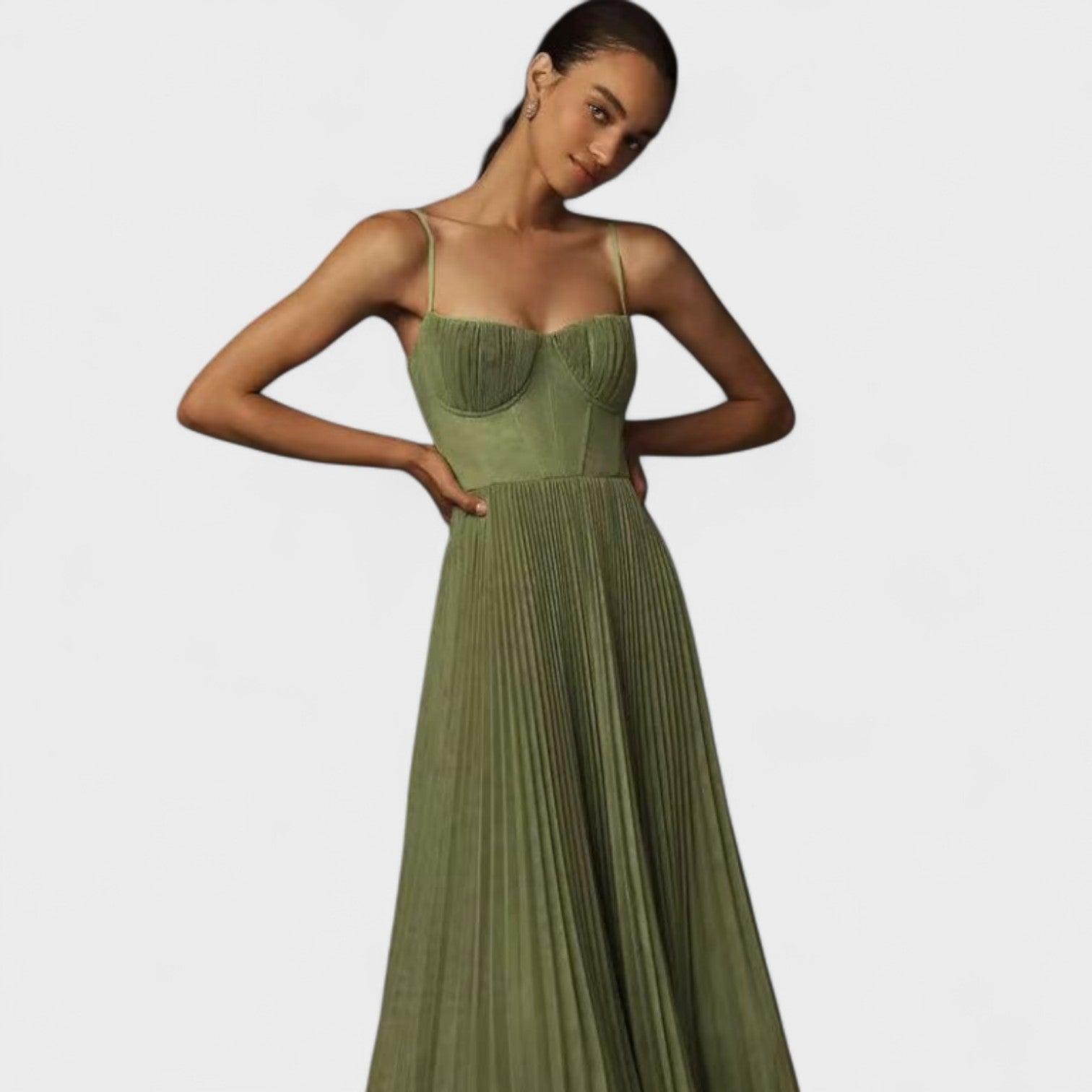 Abito Plissettato Elegante per Ogni Occasione