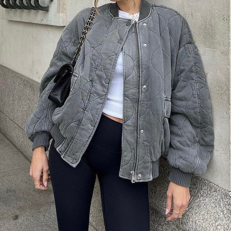 Clio | Giacca Bomber Donna Taglie Forti Elegante