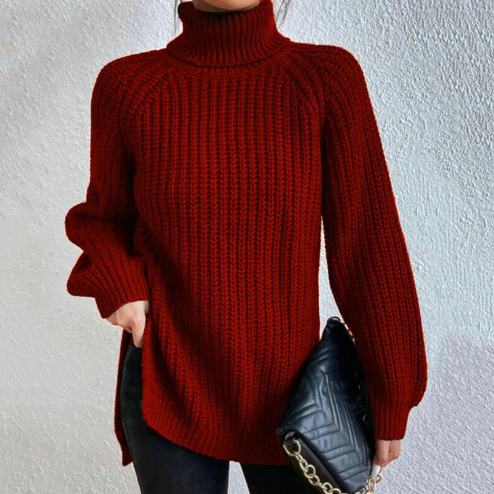 Claudia | Maglione Invernale da Donna con Collo Alto