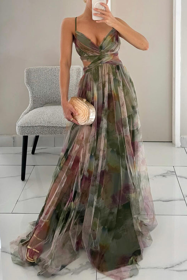 Elisa | Abito Maxi Floreale per Eleganza Senza Sforzo