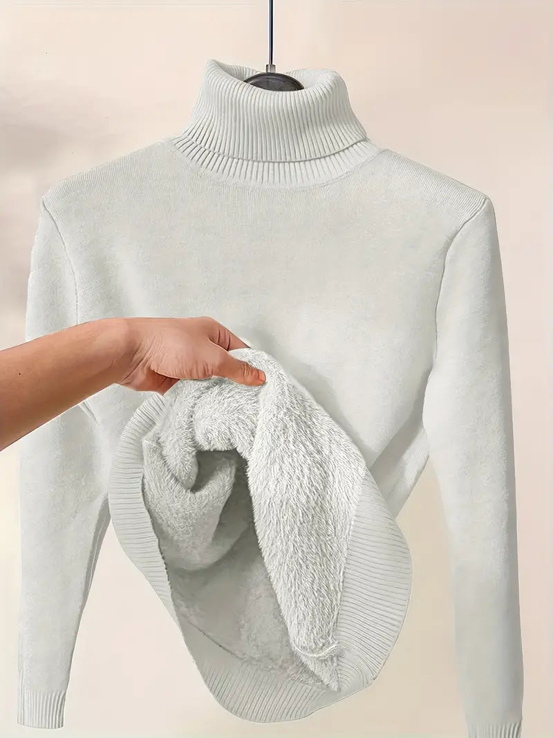 Margherita | Maglione Dolcevita Invernale Comodo per Donna