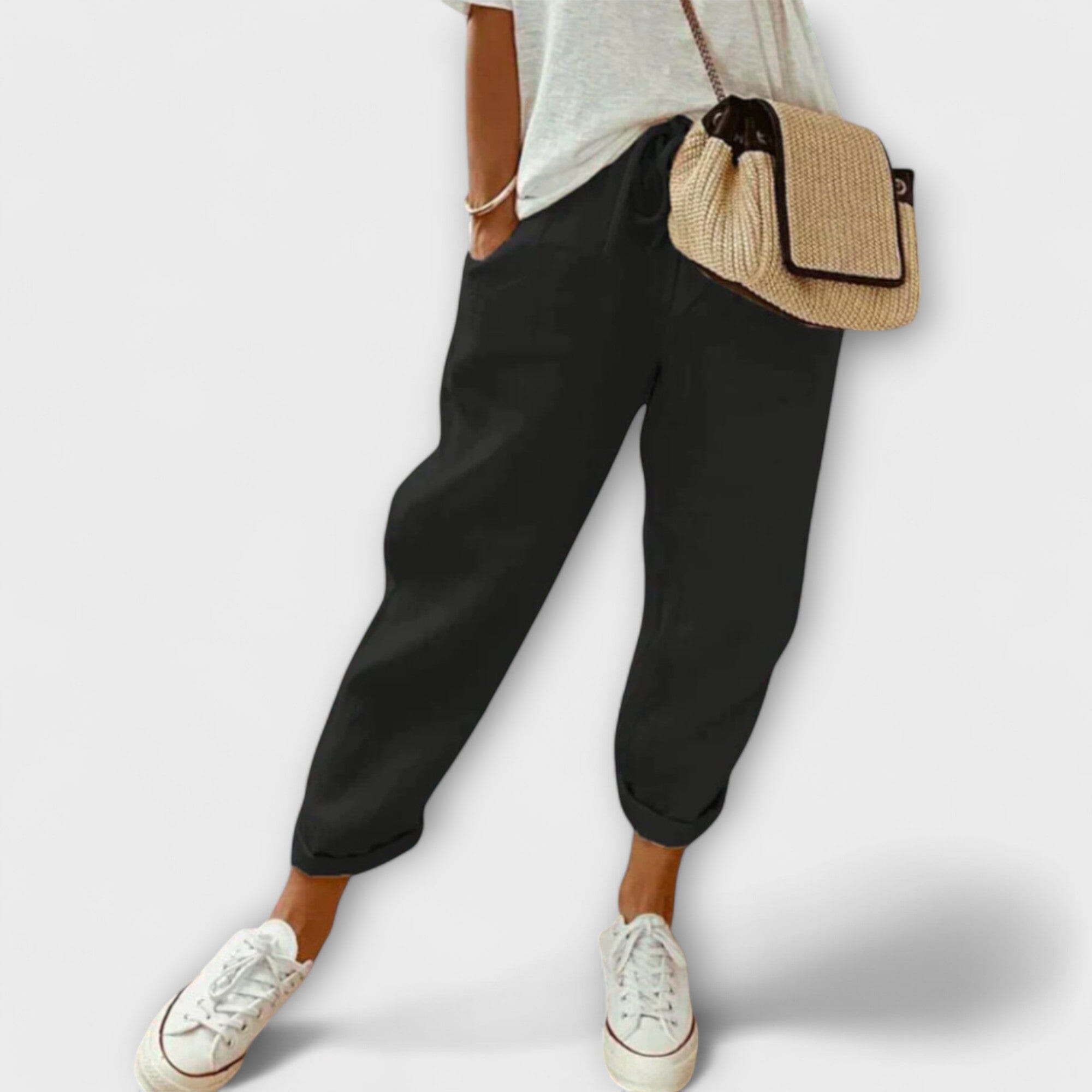 Pantaloni di Lino Moderni e Casual per Donna
