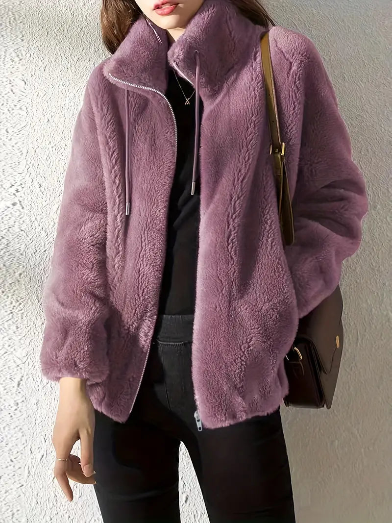 Mira | Giacca Teddy alla Moda con Fodera Morbida