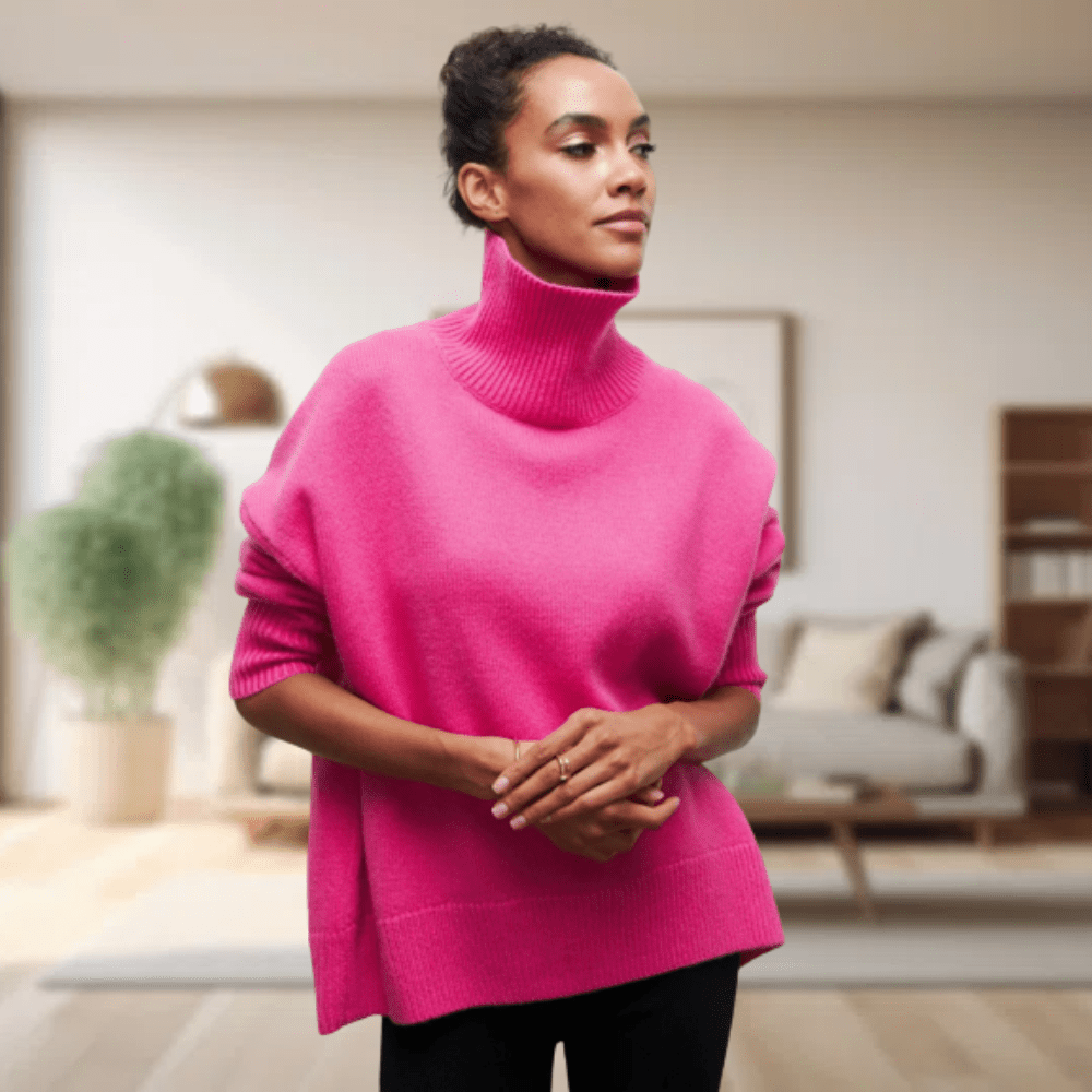 Alessandra | Maglione Dolcevita Donna Pronto per l'Inverno