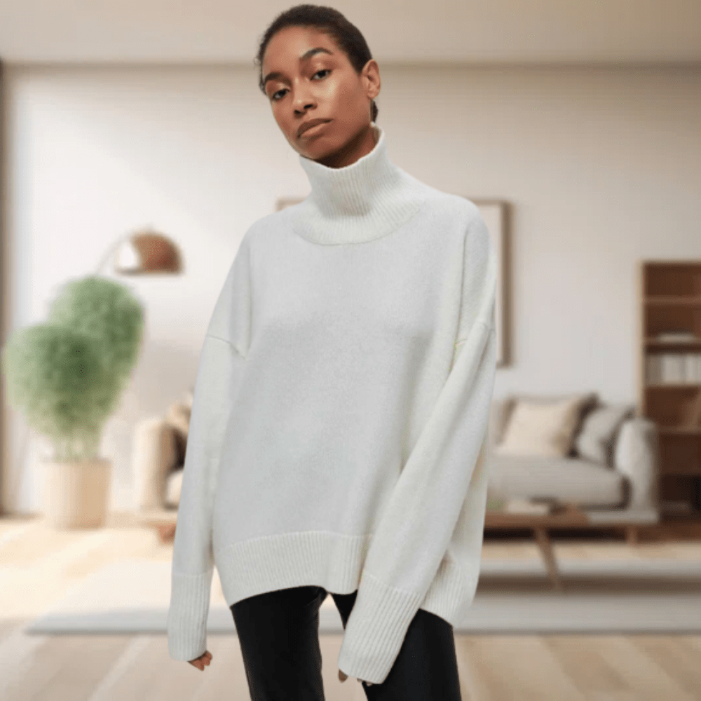 Alessandra | Maglione Dolcevita Donna Pronto per l'Inverno