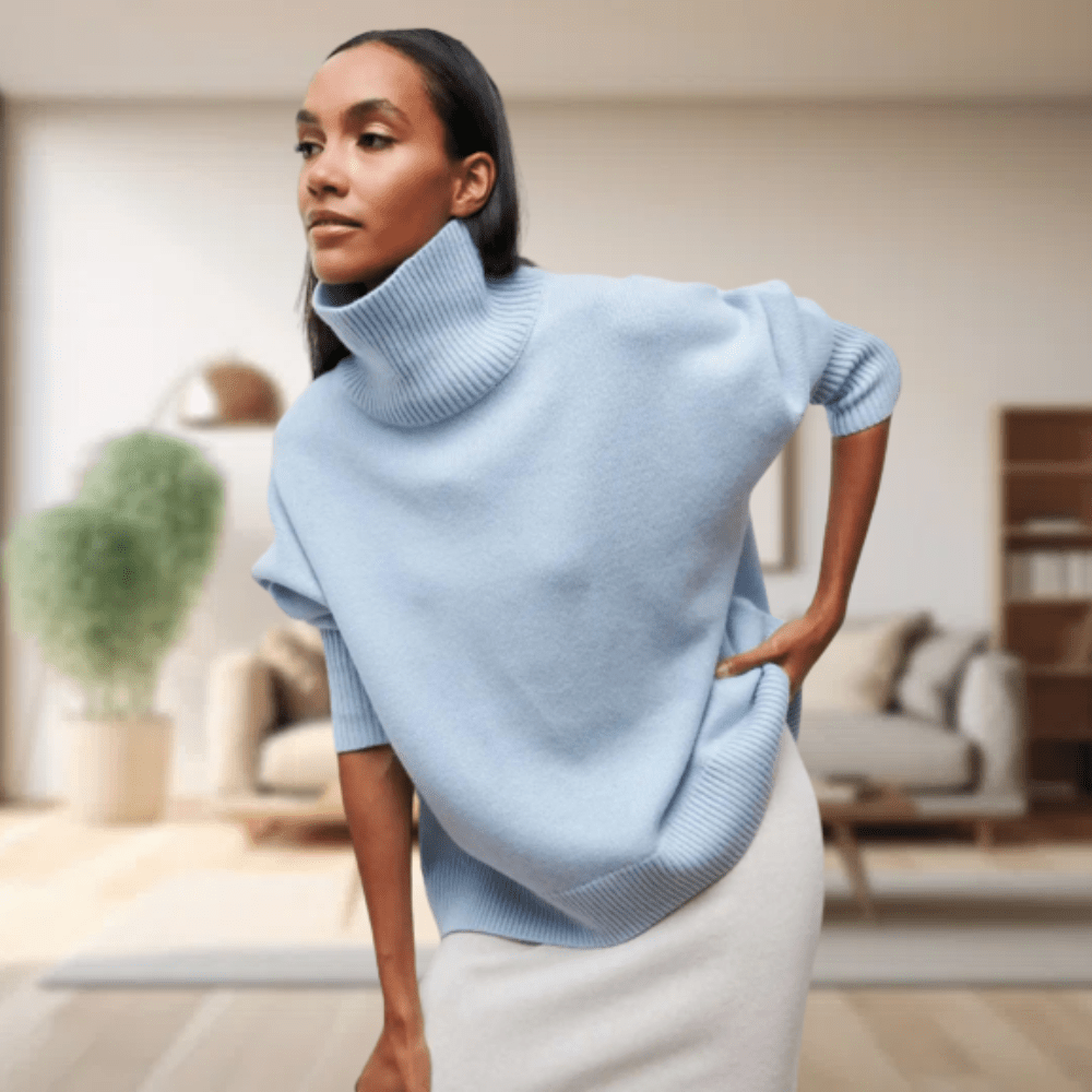Alessandra | Maglione Dolcevita Donna Pronto per l'Inverno