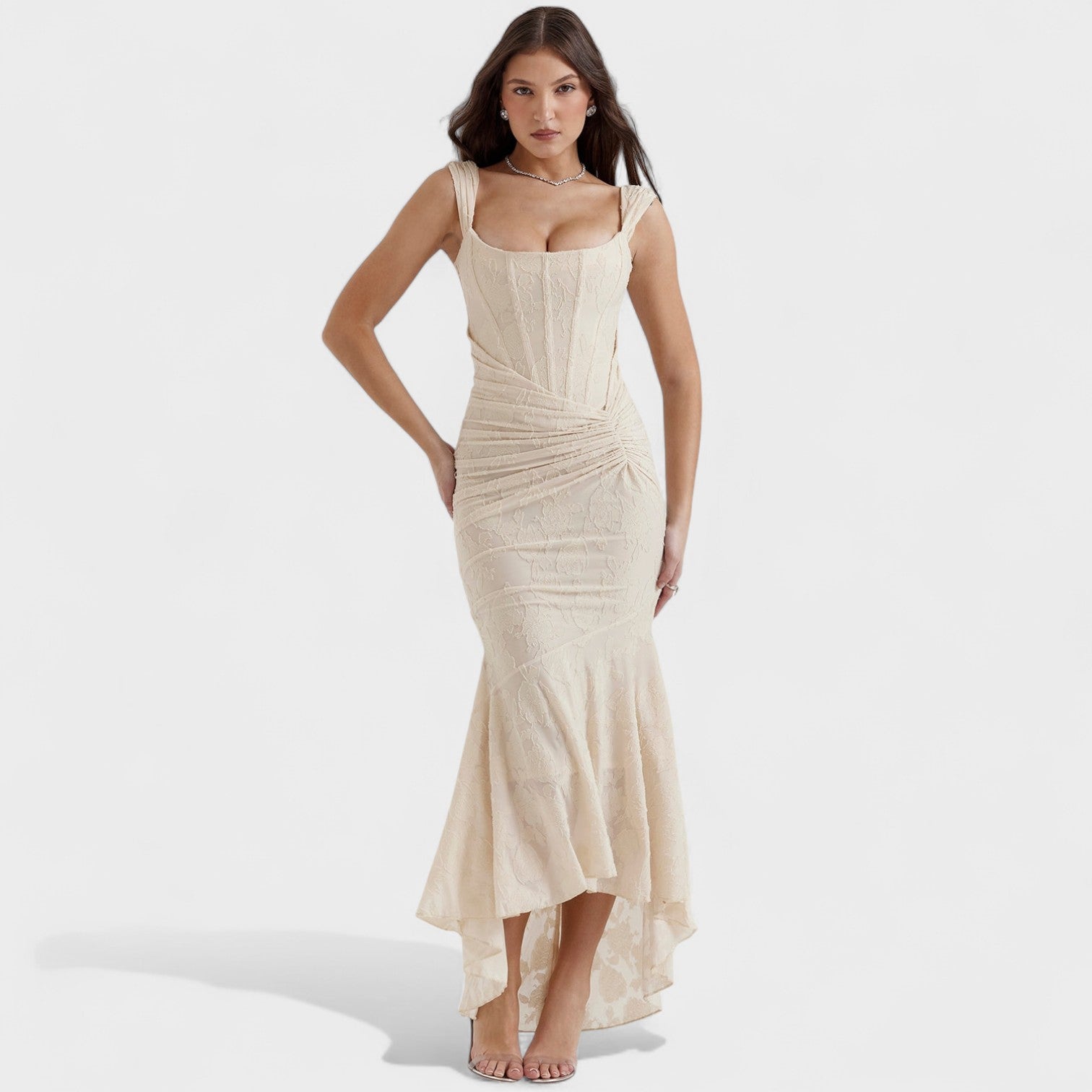 Abito Elegante con Silhouette Scolpita