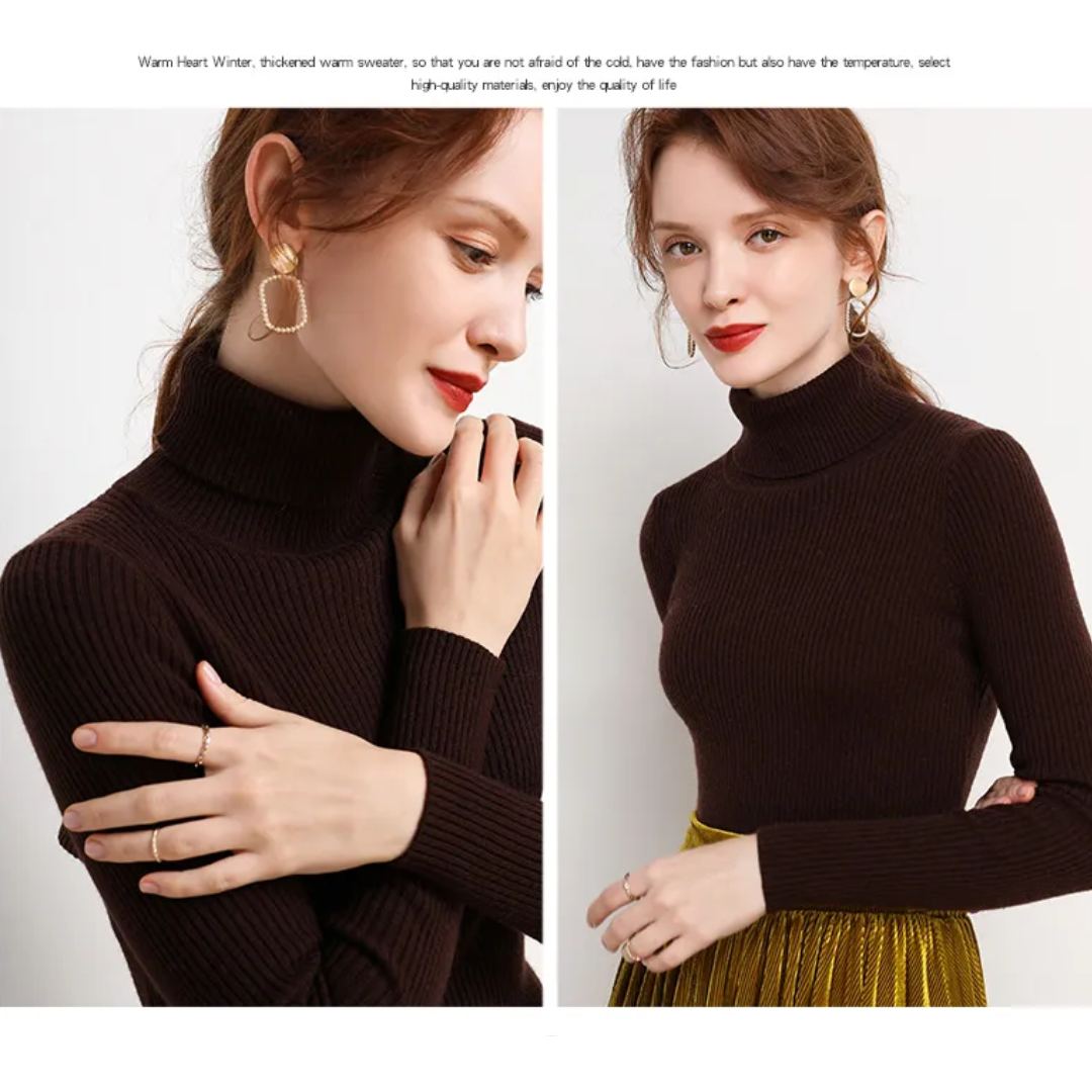 Cristina | Maglione Dolcevita in Cashmere per l'Inverno