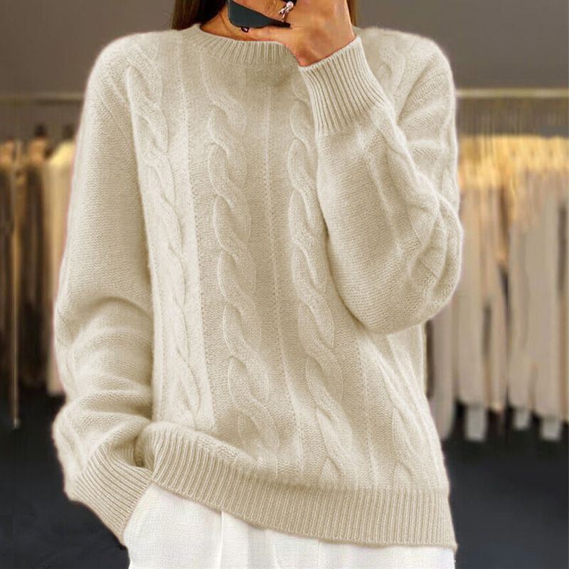 Anna | Maglione Invernale Caldo in Lana Morbida