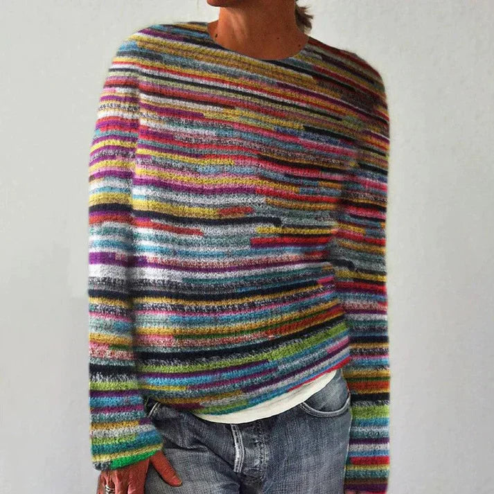 Daniela | Maglione Invernale a Righe per Donna