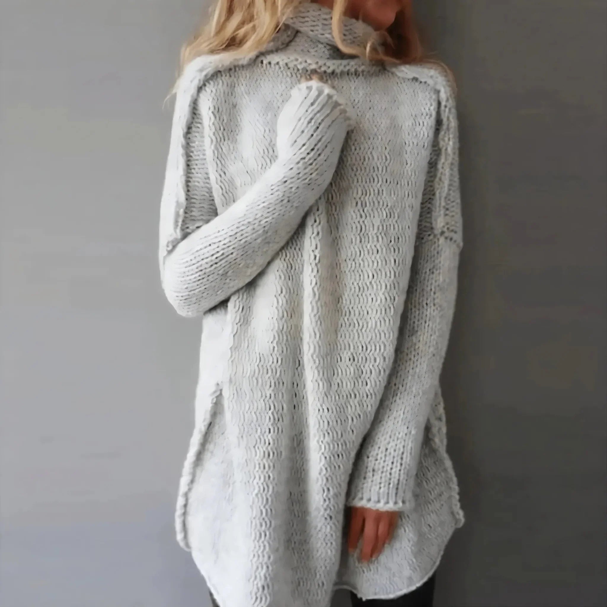Donatella | Maglione Invernale a Maglia con Treccia