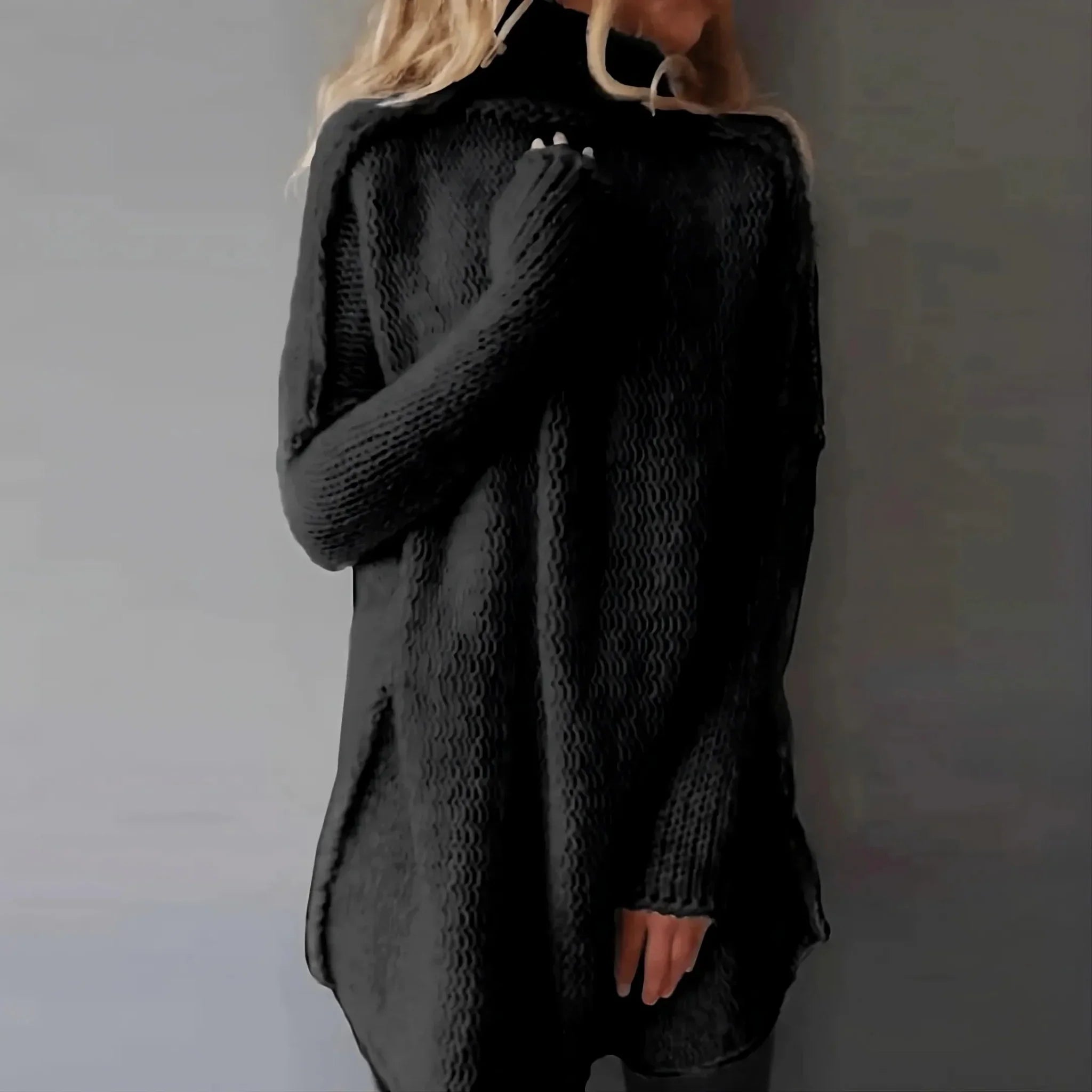 Donatella | Maglione Invernale a Maglia con Treccia