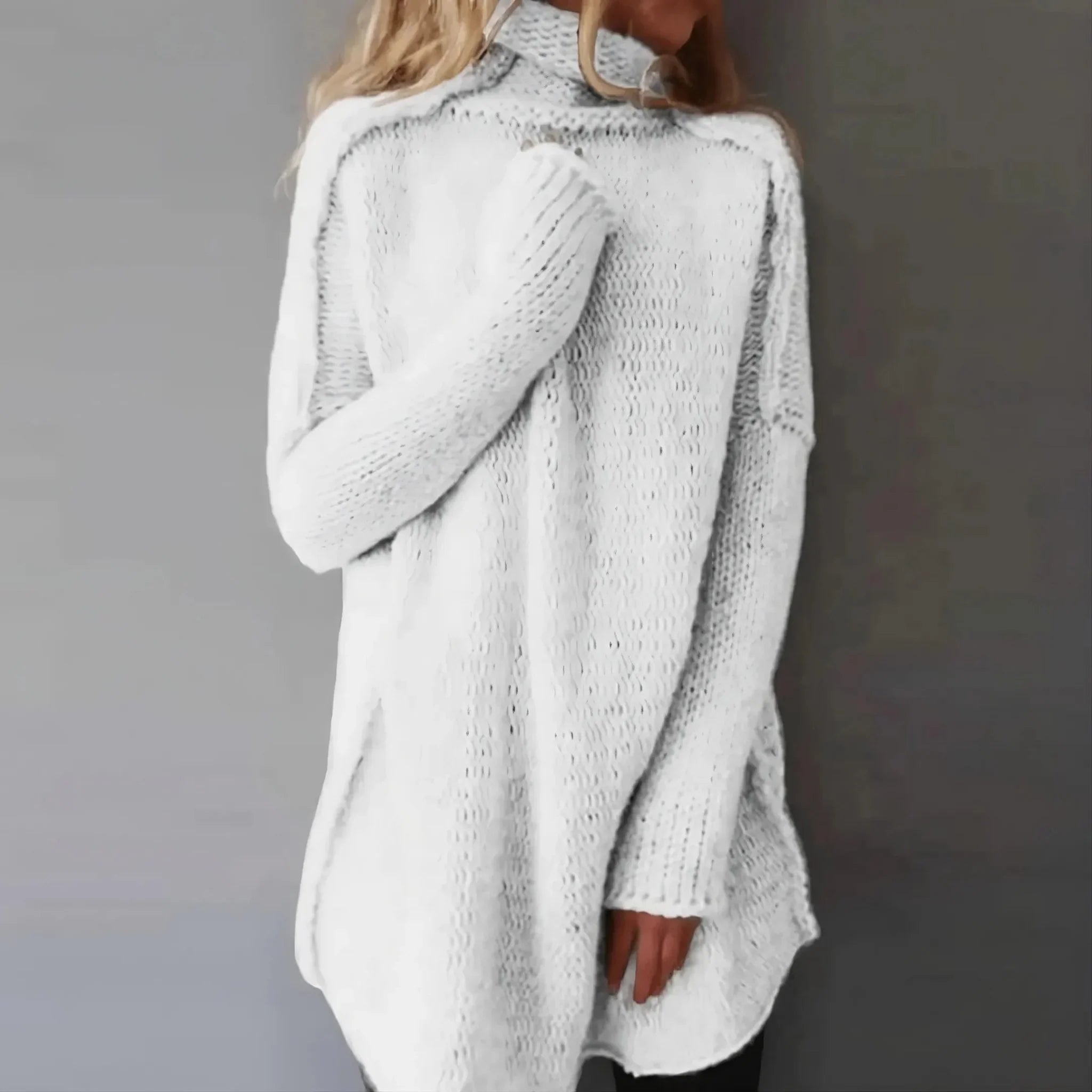 Donatella | Maglione Invernale a Maglia con Treccia