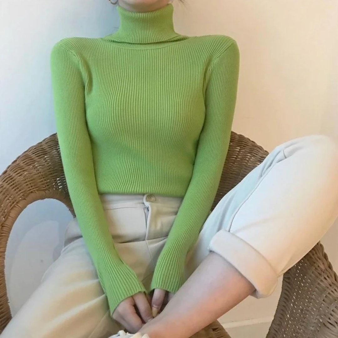 Cristina | Maglione Dolcevita in Cashmere per l'Inverno