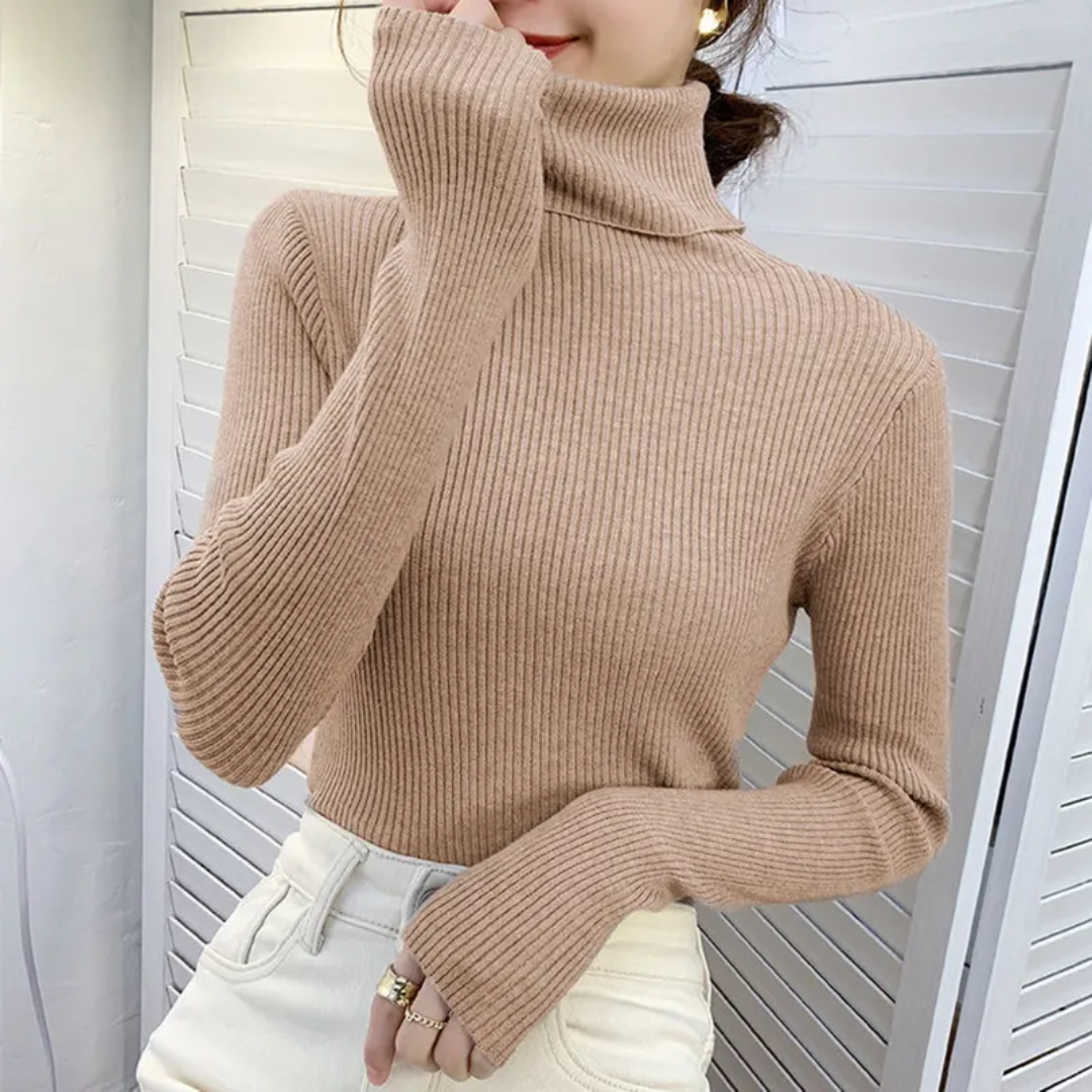 Cristina | Maglione Dolcevita in Cashmere per l'Inverno