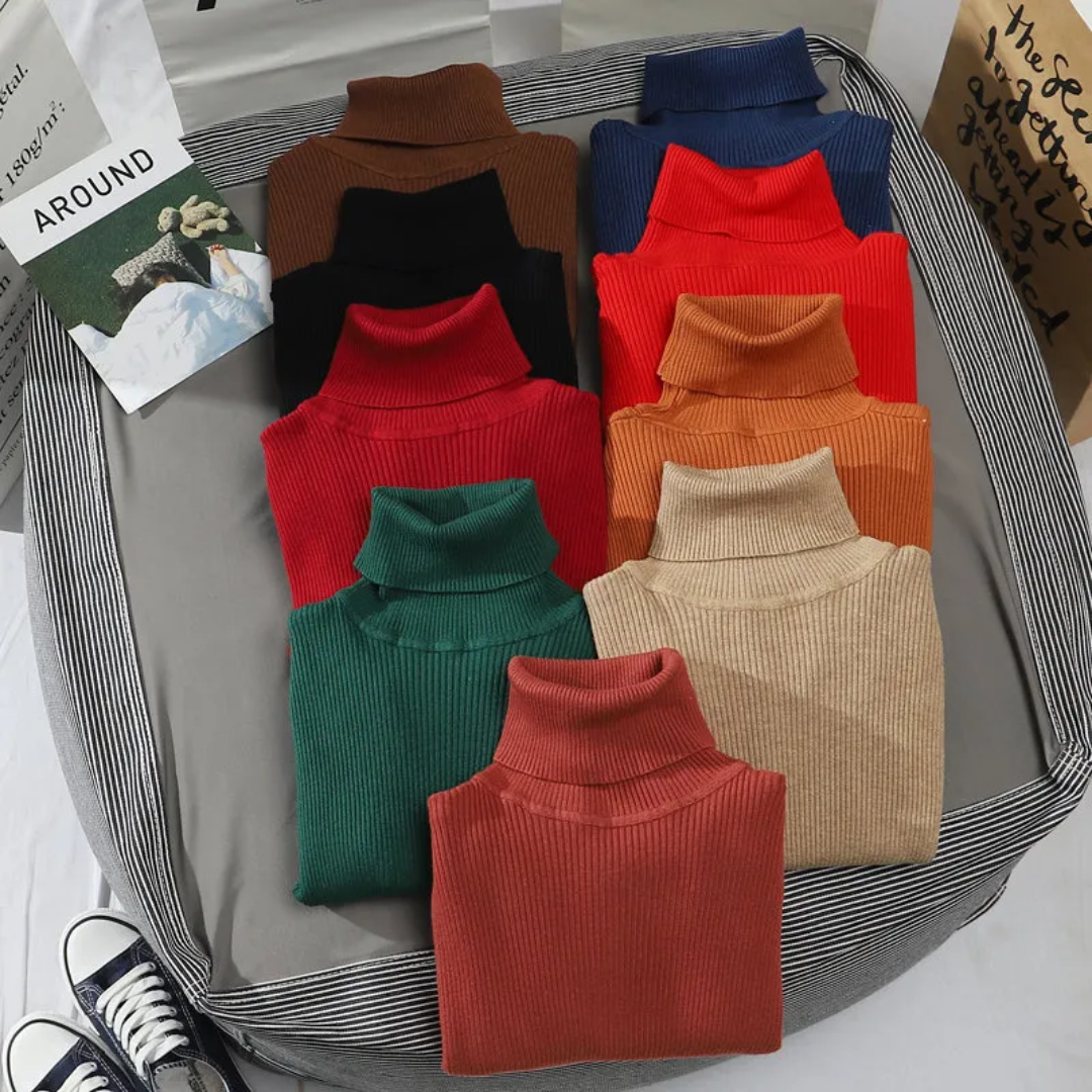 Cristina | Maglione Dolcevita in Cashmere per l'Inverno