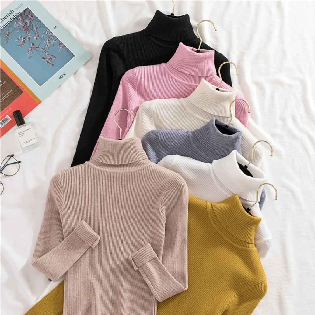 Cristina | Maglione Dolcevita in Cashmere per l'Inverno
