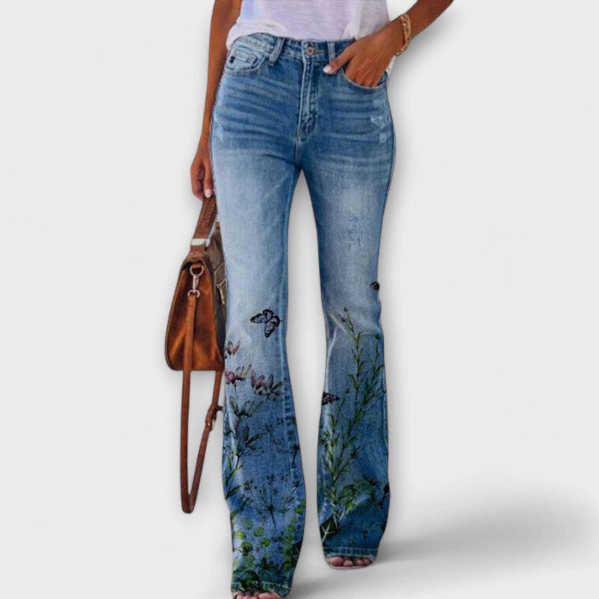 Pantaloni a Fiori Eleganti per Donna