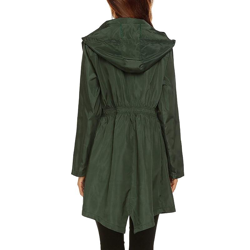 Iris | Impermeabile Leggero da Donna con Cappuccio