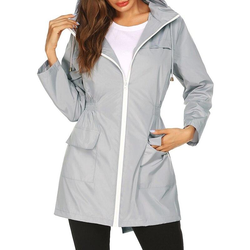 Iris | Impermeabile Leggero da Donna con Cappuccio