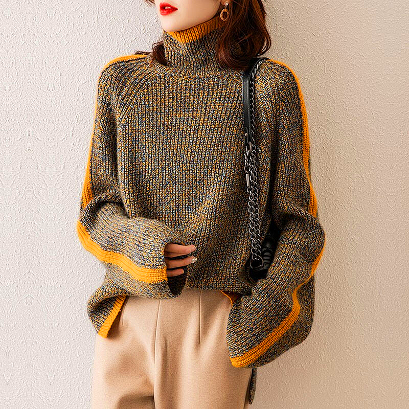 Nadia | Maglione Invernale Dolcevita Comodo per Donna