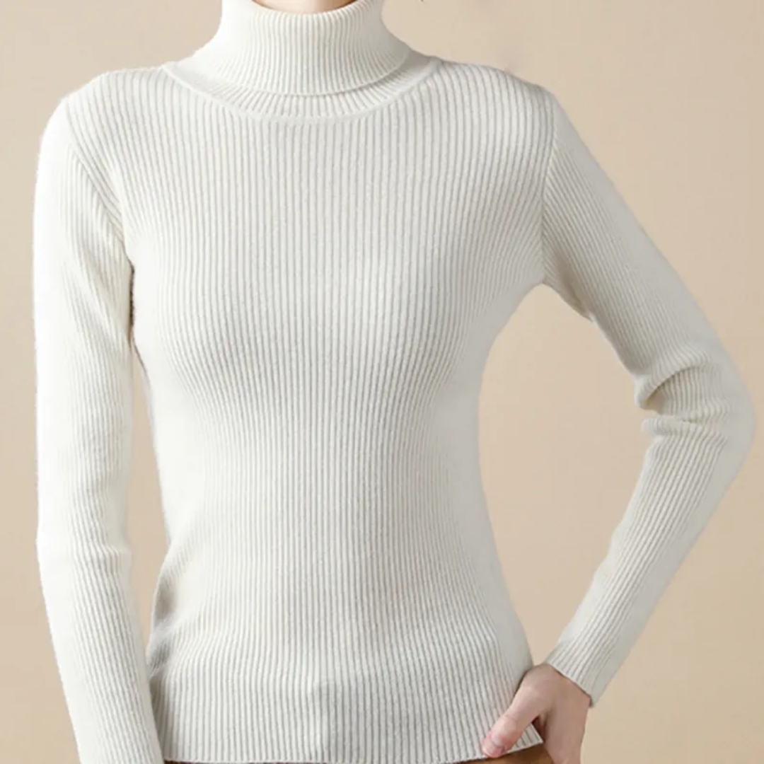 Cristina | Maglione Dolcevita in Cashmere per l'Inverno