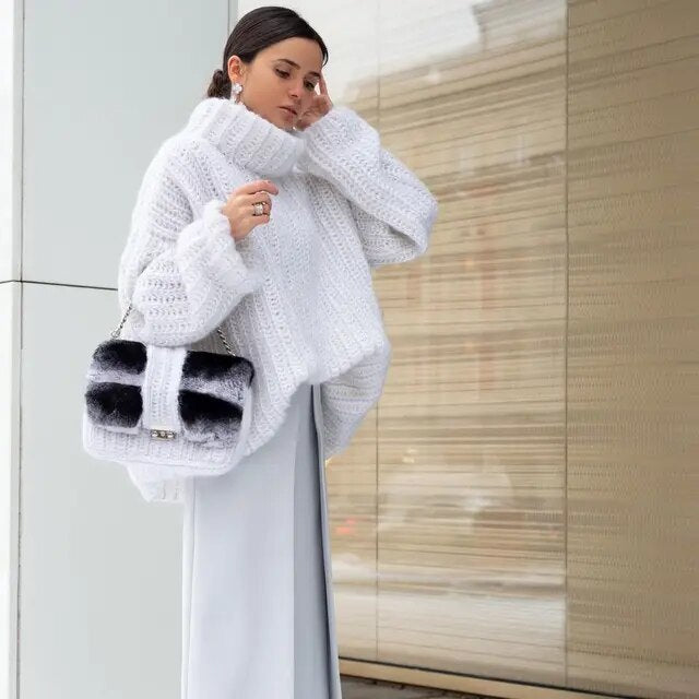 Vittoria | Maglione Dolcevita Invernale Comodo per Donna