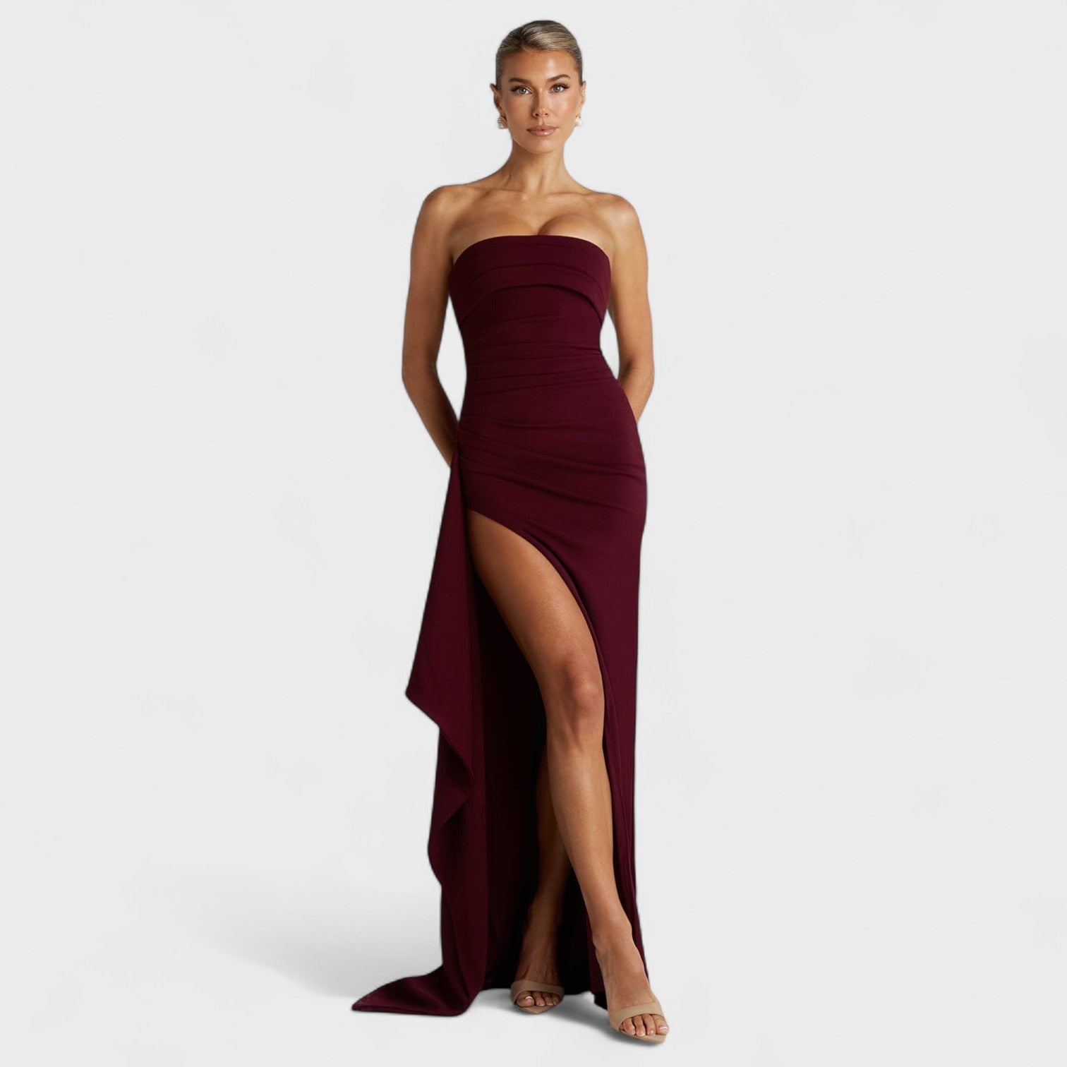 Abito Maxi Zafira Elegante per Occasioni Speciali