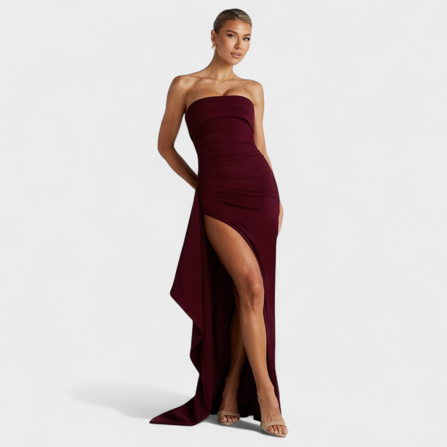 Abito Maxi Zafira Elegante per Occasioni Speciali