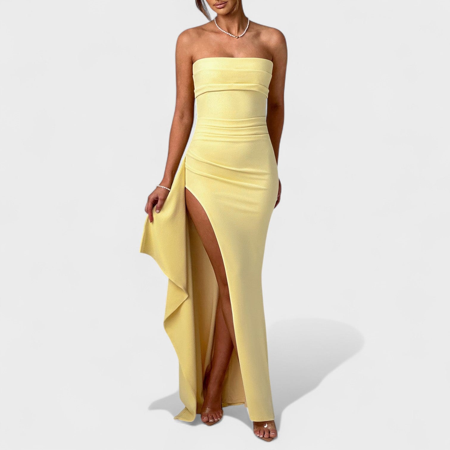 Abito Maxi Zafira Elegante per Occasioni Speciali