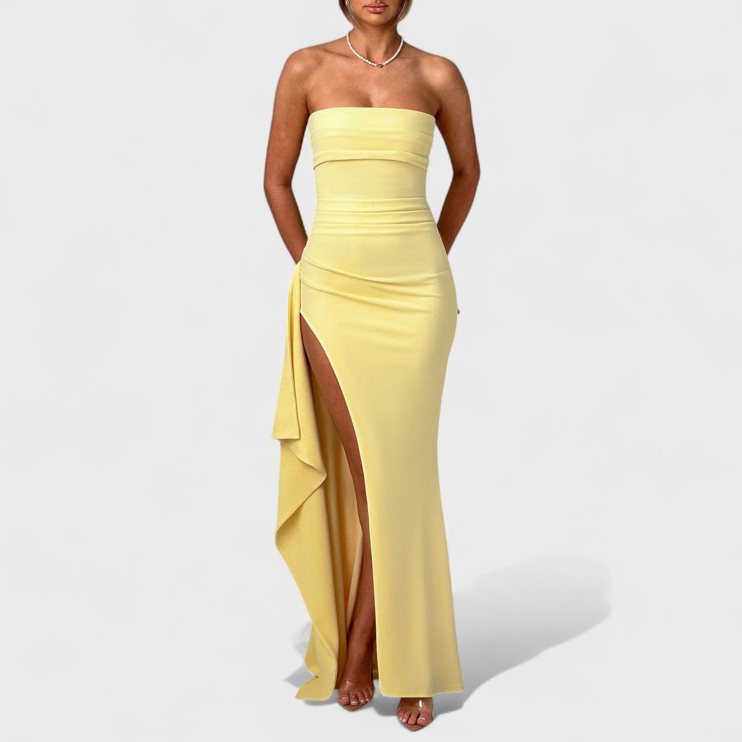 Abito Maxi Zafira Elegante per Occasioni Speciali
