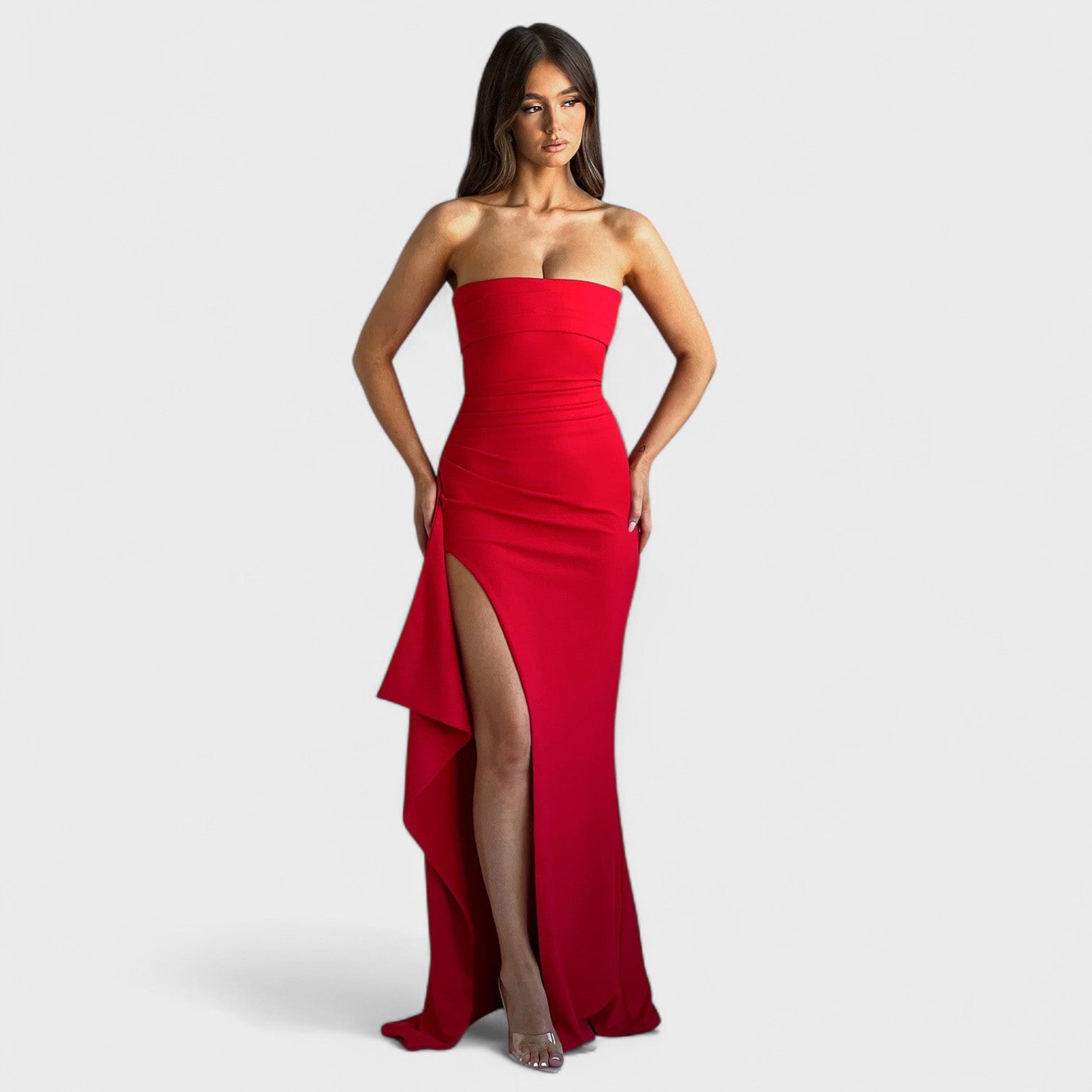 Abito Maxi Zafira Elegante per Occasioni Speciali