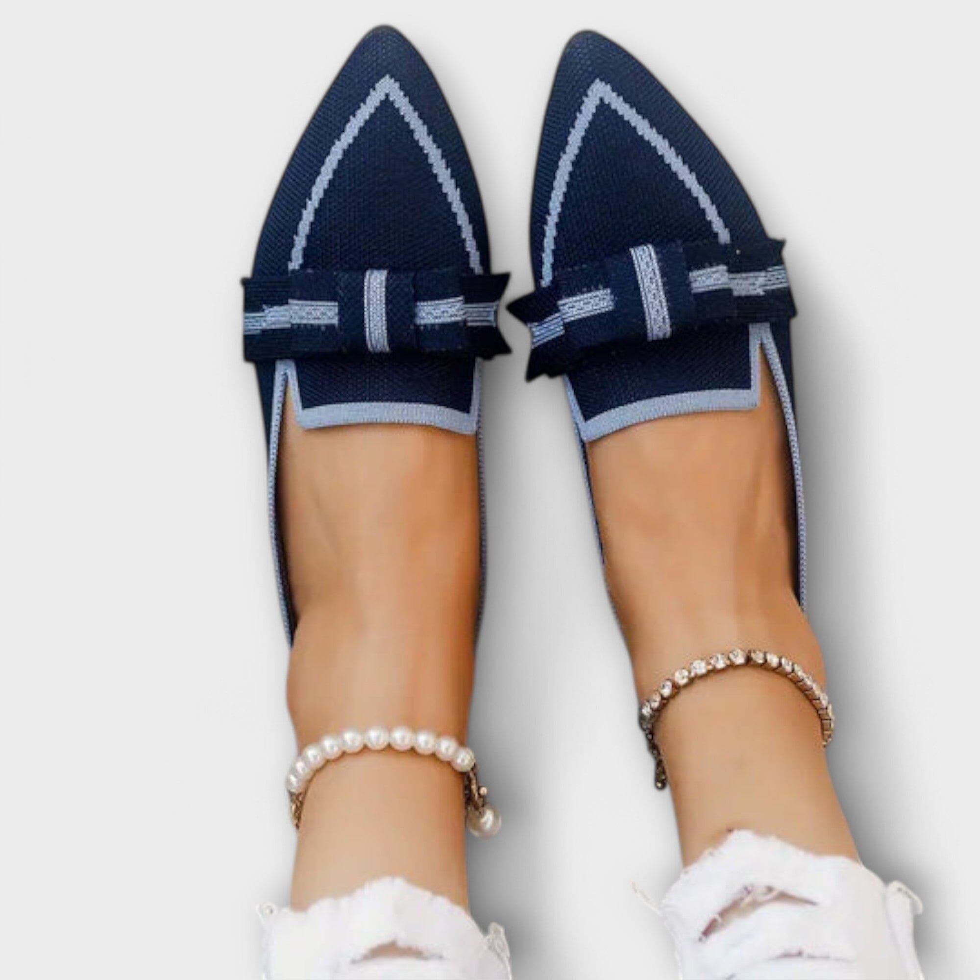 Scarpe Basse da Donna con Design Annodato